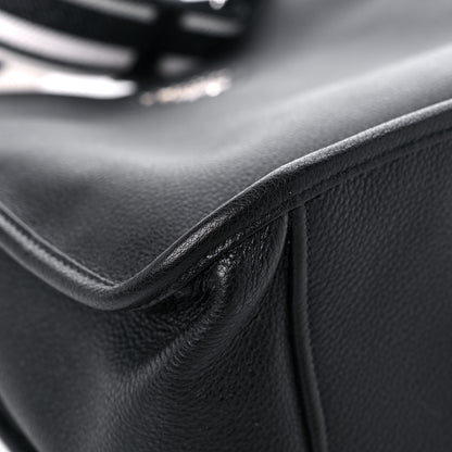 Prada Vitello Daino Soft Hobo Messenger Bag Black 7 of 10