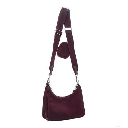 Prada Tessuto Nylon Re-Edition 2005 Shoulder Bag Granato 3 of 10