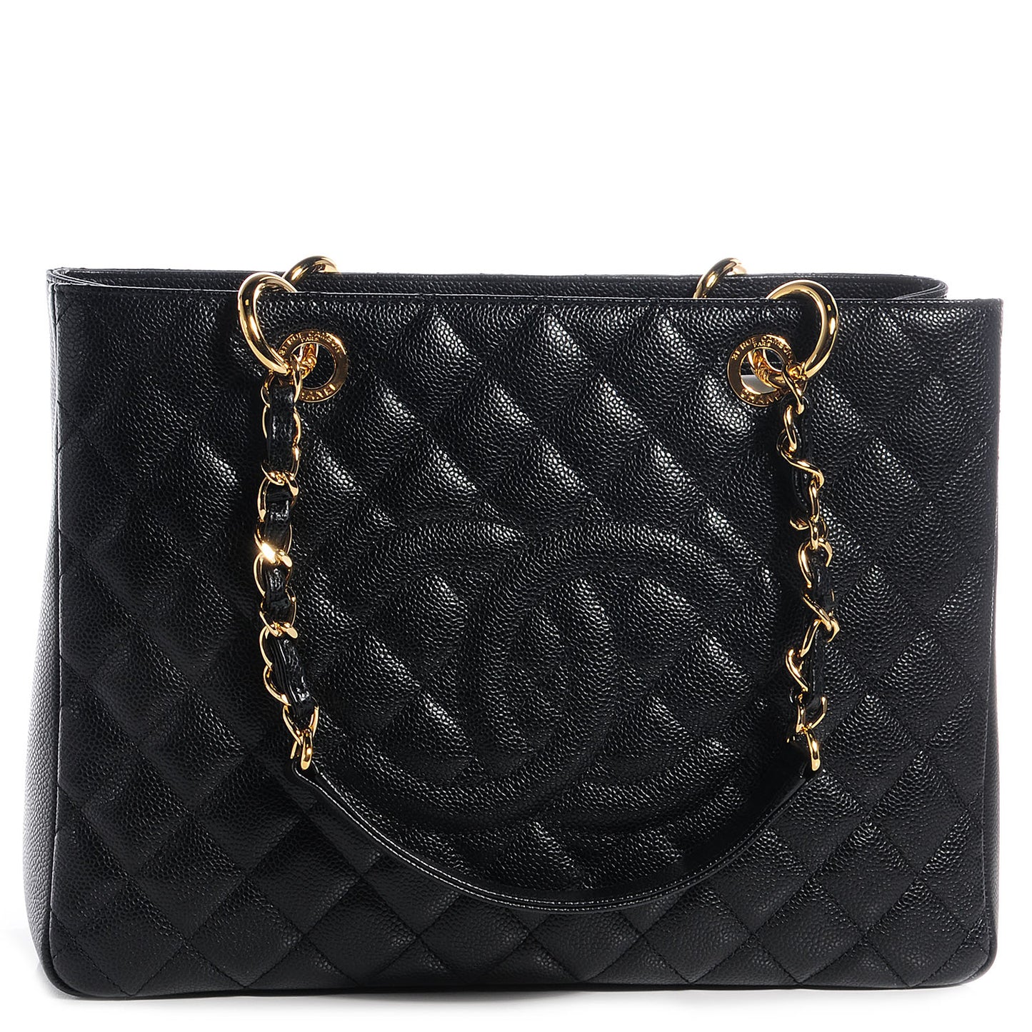 Caviar Grand Shopping Tote GST Black