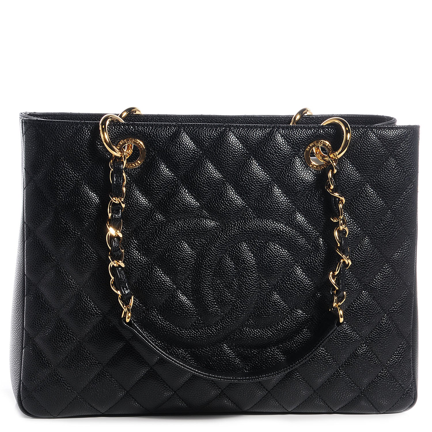 Chanel Caviar Grand Shopping Tote GST Black 1 of 9