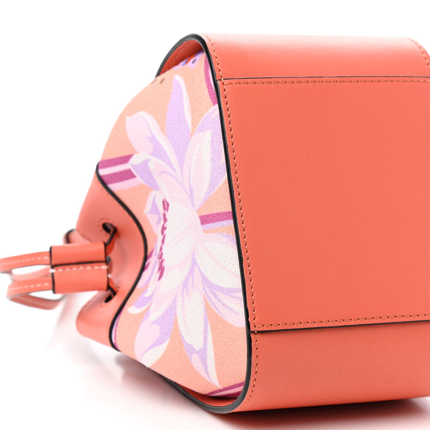 Loewe Calfskin Embroidered Floral Mini Hammock Shoulder Bag 8 of 9