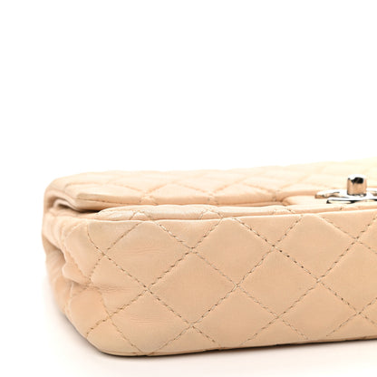 Chanel Lambskin Quilted Medium Double Flap Beige 8 of 11