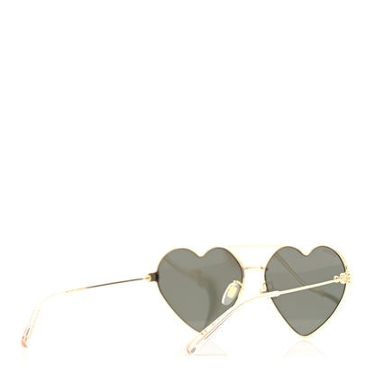Gucci Metal Heart Sunglasses GG1283S Gold 4 of 10