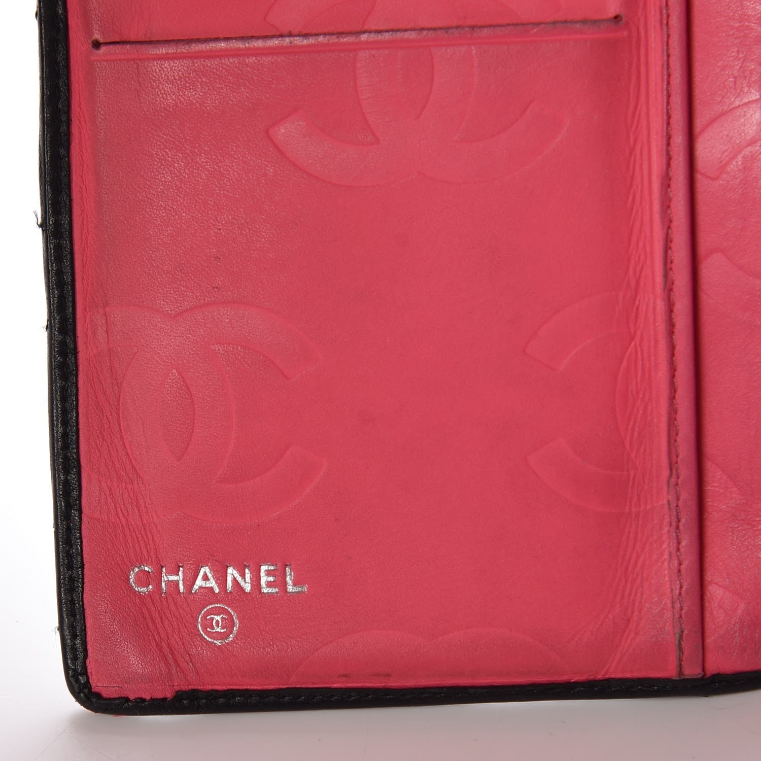 Chanel Calfskin Quilted Cambon Yen Wallet Black 6 of 14