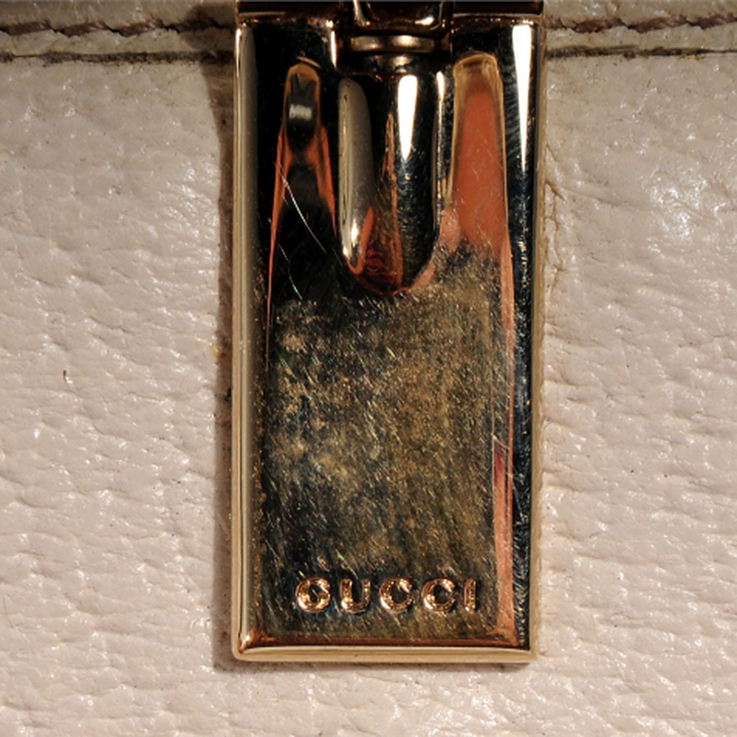 Gucci Monogram Buckle Continental Wallet Off White 7 of 8
