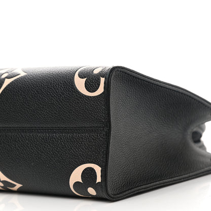 Louis Vuitton Empreinte Monogram Giant Onthego PM Black Beige 9 of 10