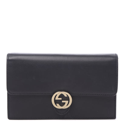 Gucci Calfskin Icon Wallet Black 1 of 10