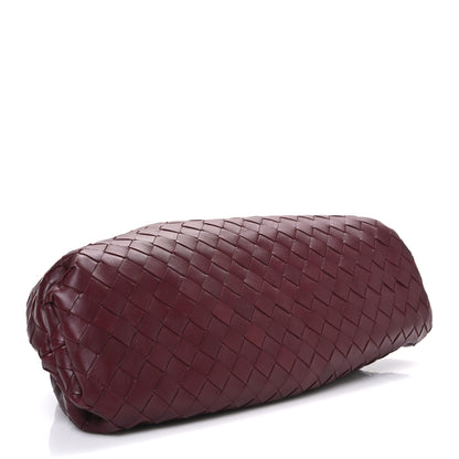 Bottega Veneta Nappa Maxi Intrecciato The Pouch Oversized Clutch Bordeaux 4 of 11