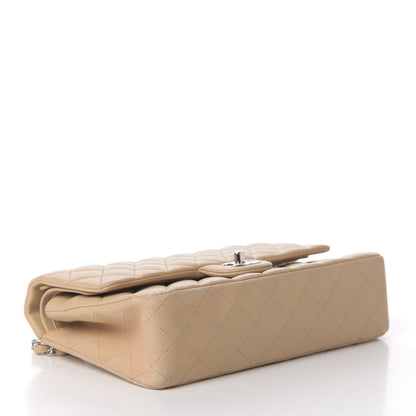 Chanel Lambskin Quilted Medium Double Flap Beige 5 of 12
