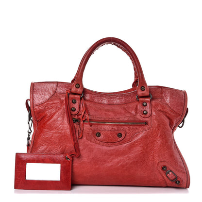Balenciaga Chevre Classic Hardware City Rouge Vermillon 1 of 11