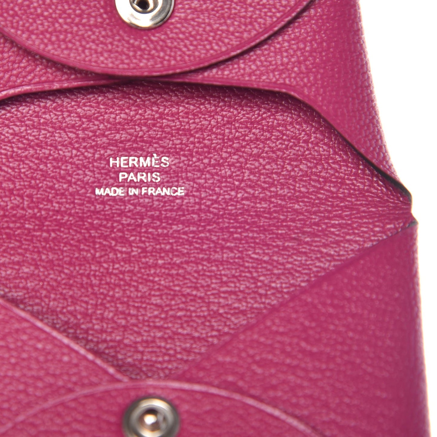 Chevre Mysore Bastia Coin Purse Rose Pourpre