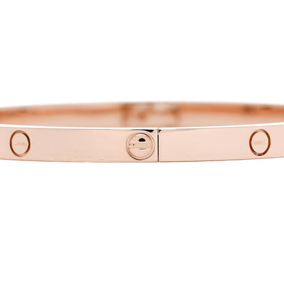 Cartier 18K Pink Gold Small LOVE Bracelet 16 4 of 8