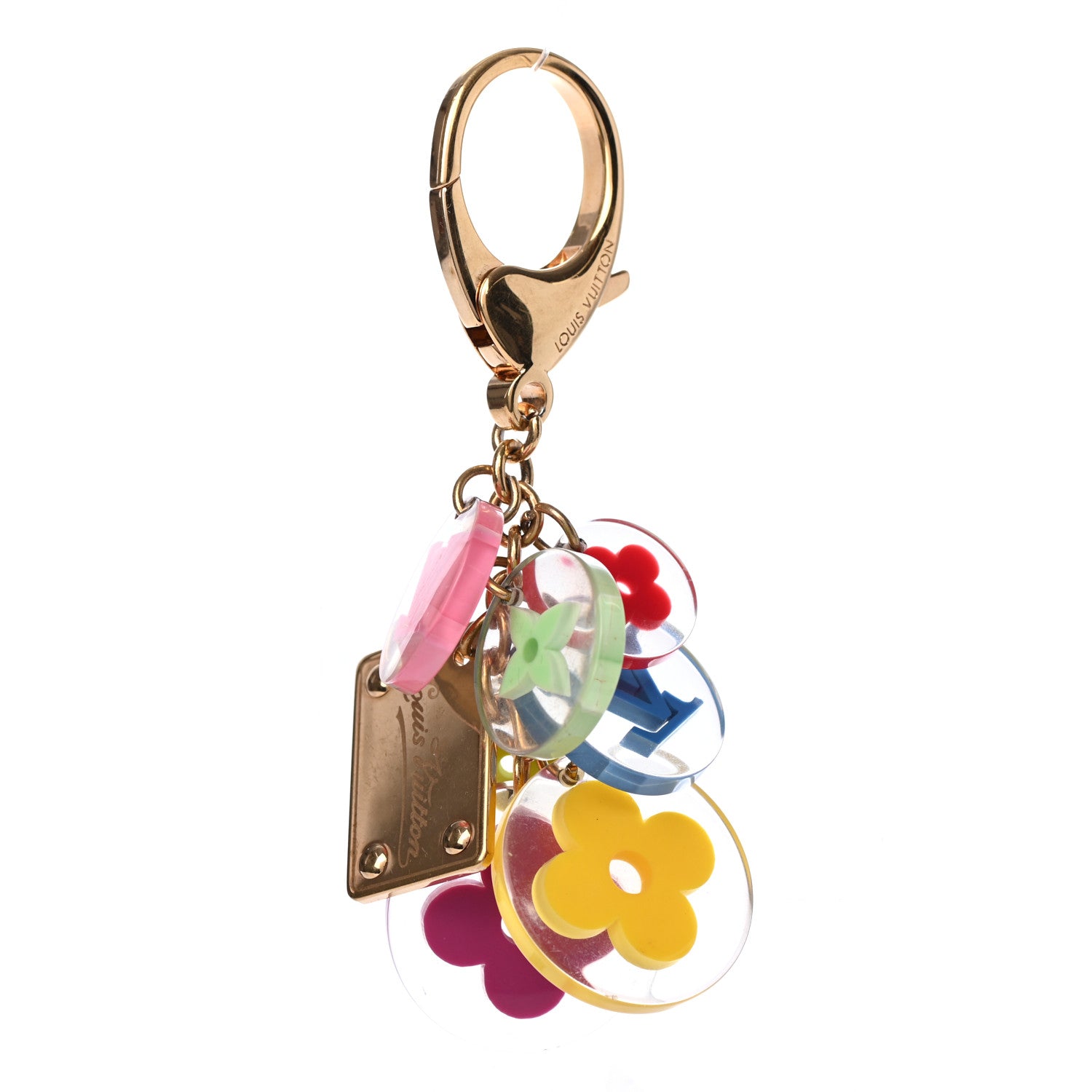 Louis Vuitton Resin Candy Fleurs Bag Charm Multicolor 1 of 4