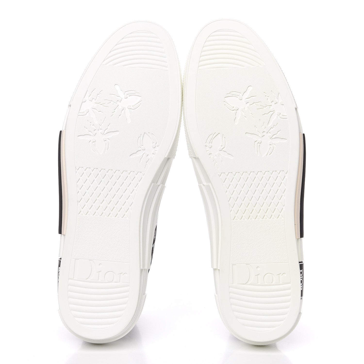 Christian Dior Canvas Leopard Print Mens B23 High Top Sneakers 46 White 5 of 9