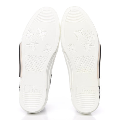 Christian Dior Canvas Leopard Print Mens B23 High Top Sneakers 46 White 5 of 9