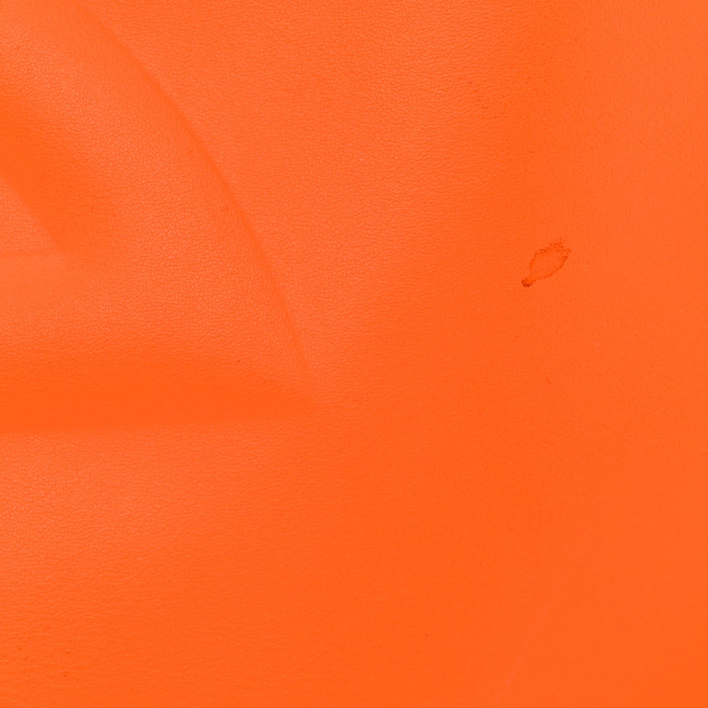 Vegan Leather Large Shopping Bag Orange