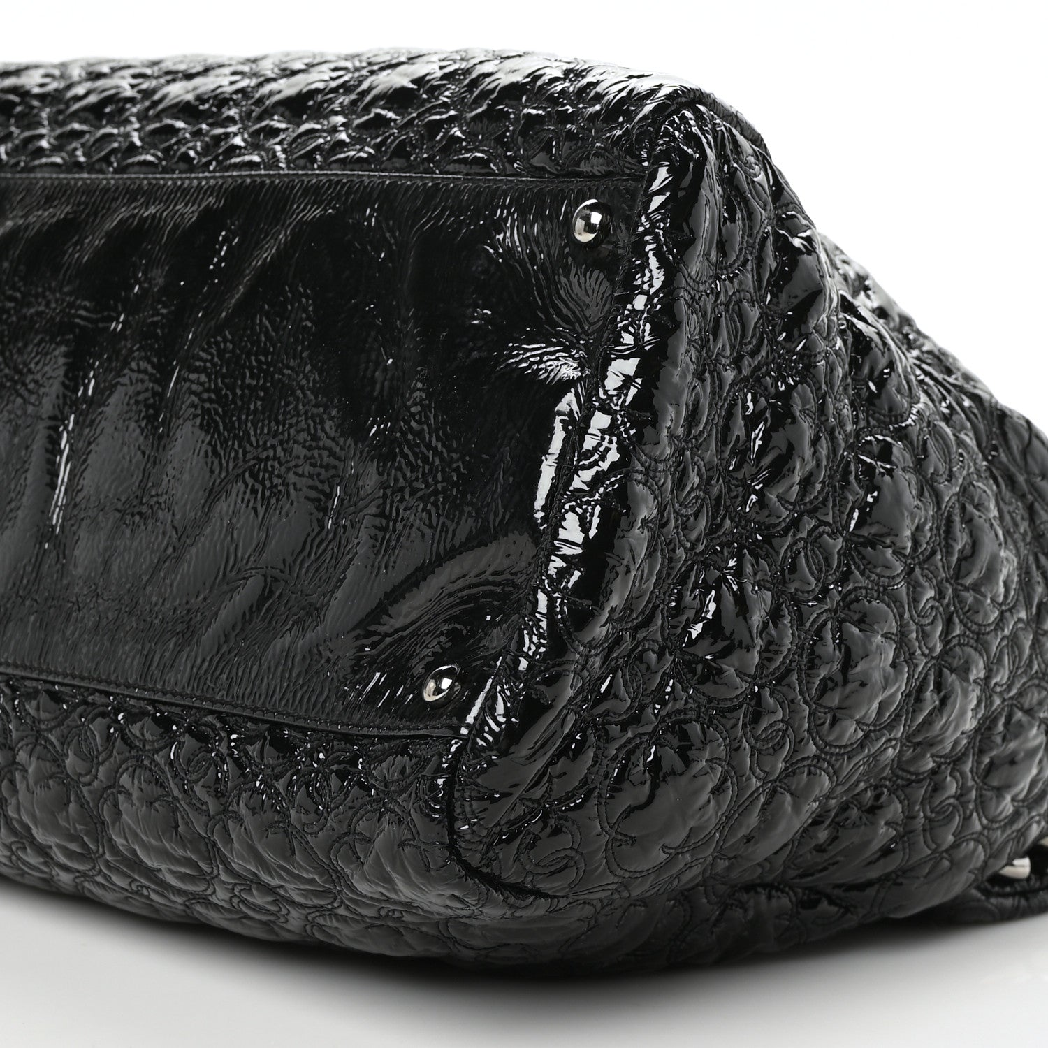 Chanel Vinyl Rock in Moscow Tote Black 11 of 11
