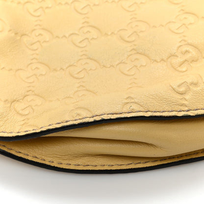 Gucci Guccissima Half Moon Hobo Yellow 10 of 14