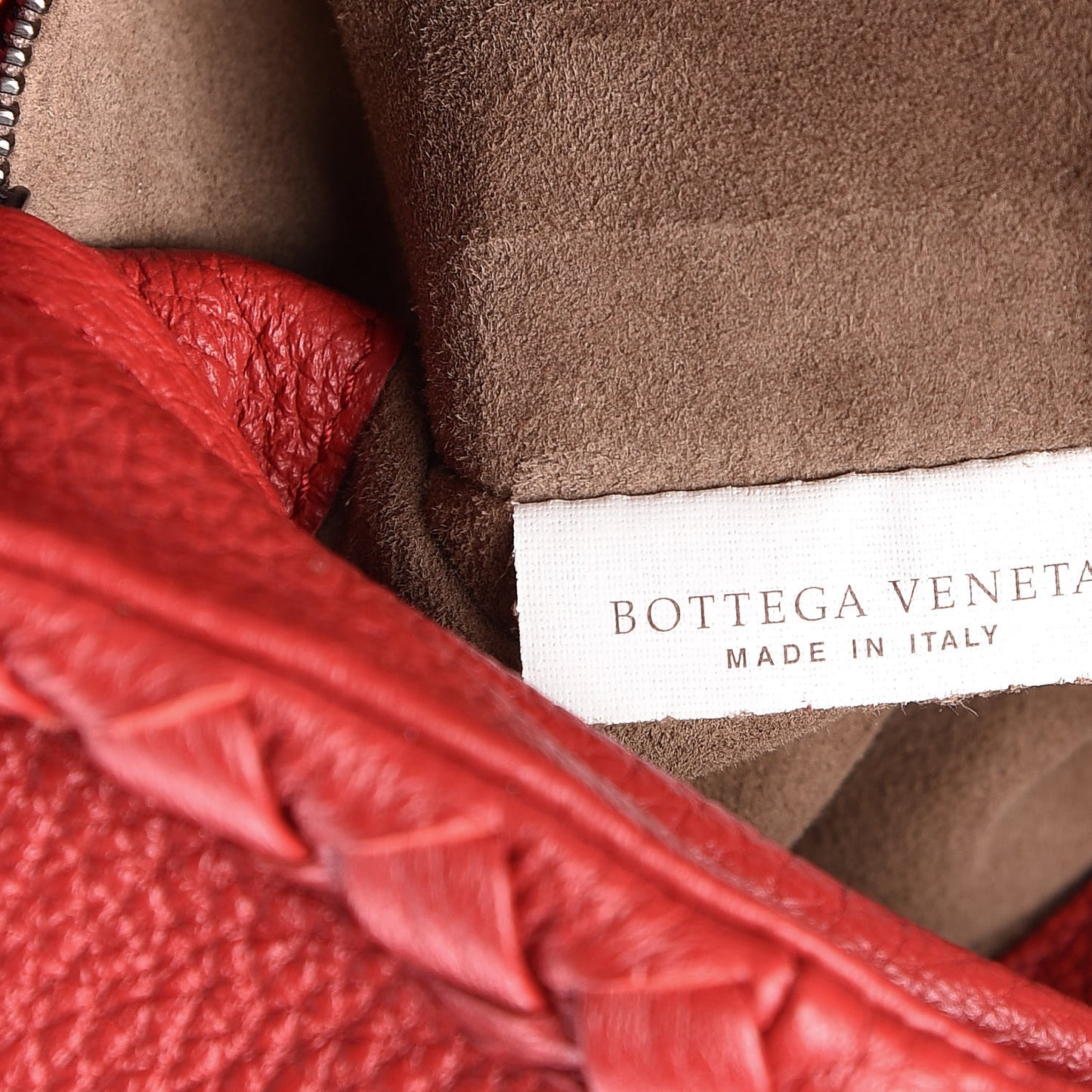Cervo Deerskin Large Hobo Red