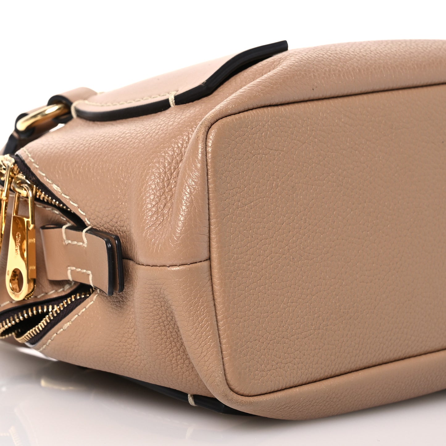 Calfskin Small Daria Cement Brown