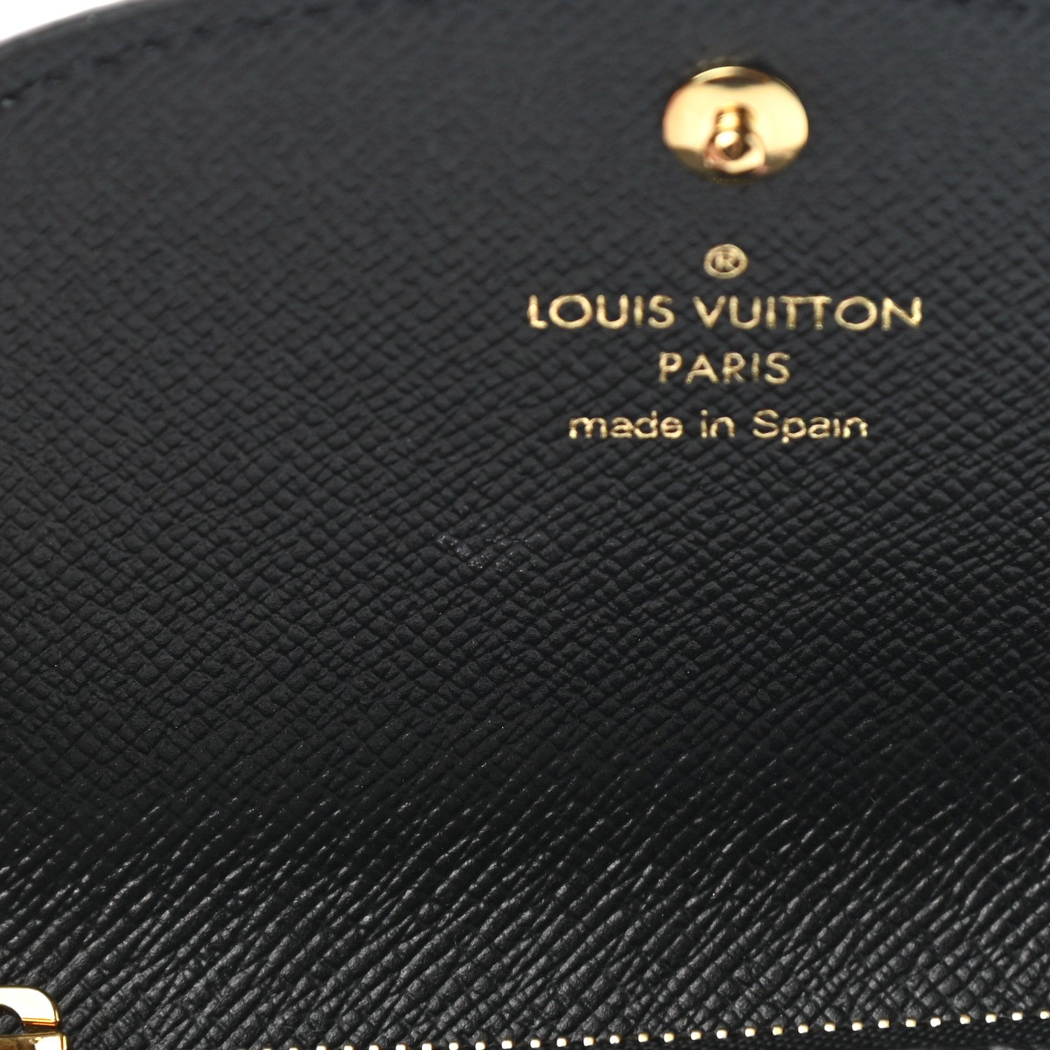 Louis Vuitton Monogram Giant Wild At Heart Rosalie Coin Purse Black 7 of 8