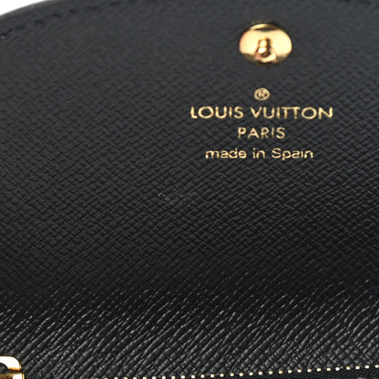 Louis Vuitton Monogram Giant Wild At Heart Rosalie Coin Purse Black 7 of 8