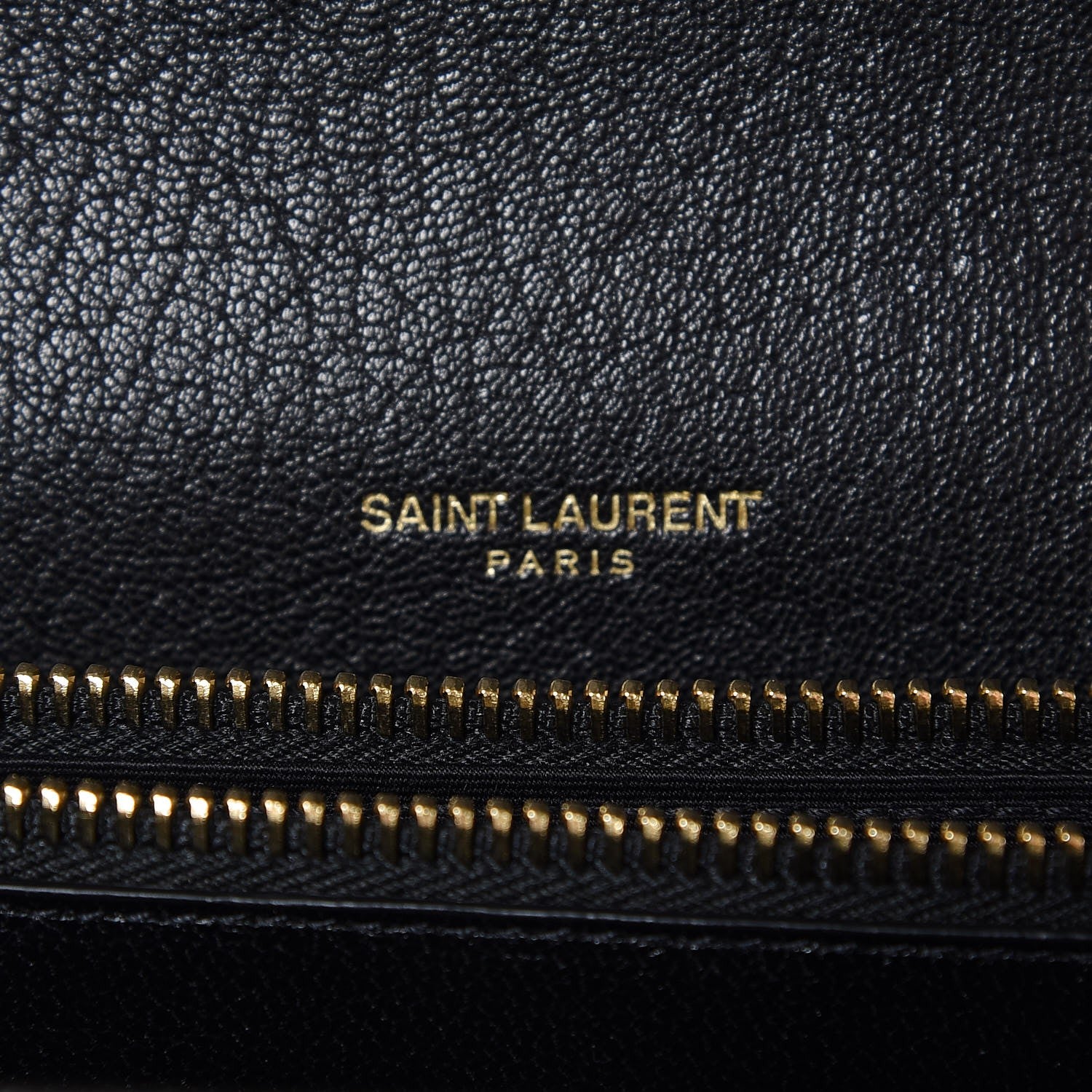 Saint Laurent Sheepskin Matelasse Chevron Monogram Large College Satchel Black 6 of 8