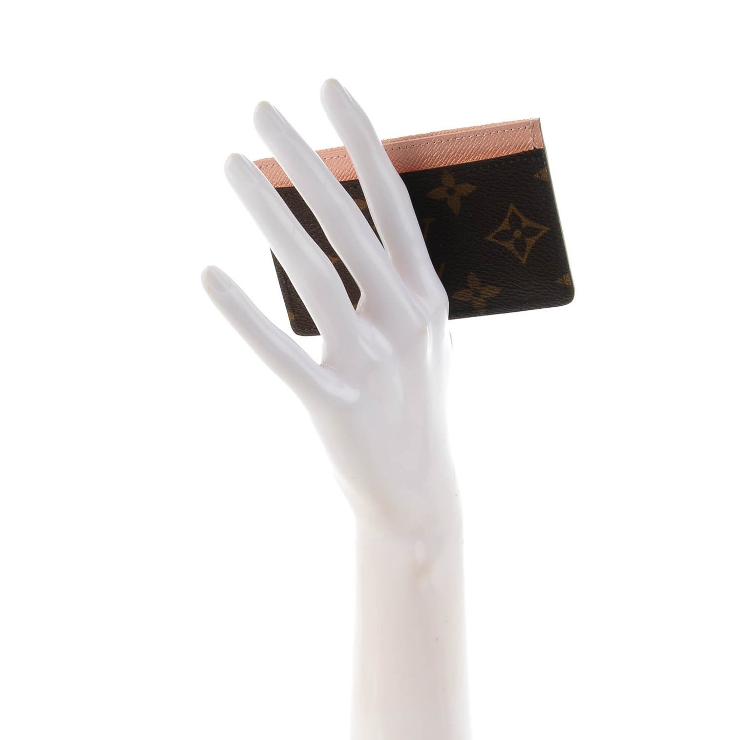 Monogram Card Holder Rose Nacre