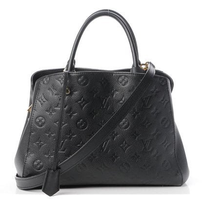 Louis Vuitton Empreinte Montaigne MM Black 1 of 8