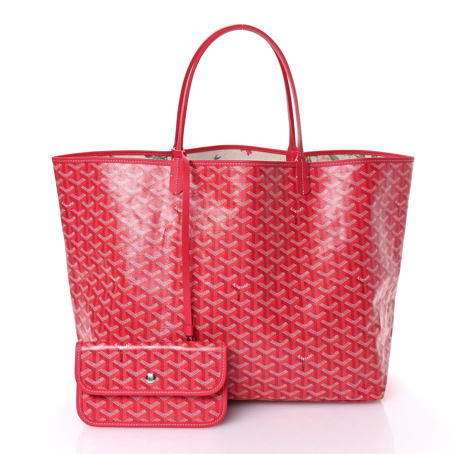 Goyard Goyardine Floral Fantasy Saint Louis GM Fuchsia 3 of 10