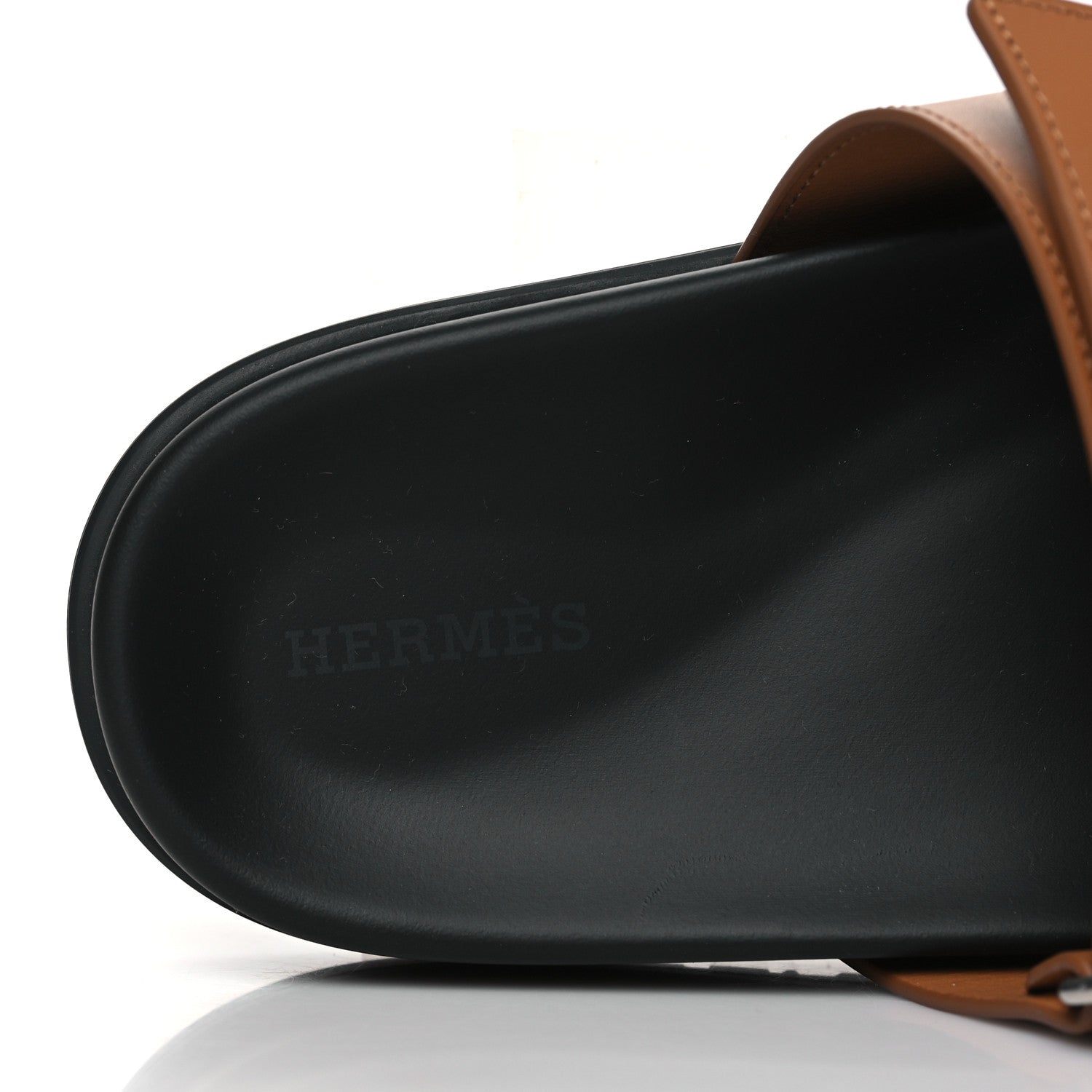 Hermes Calfskin Womens Chypre Sandals 39 Gold 7 of 9