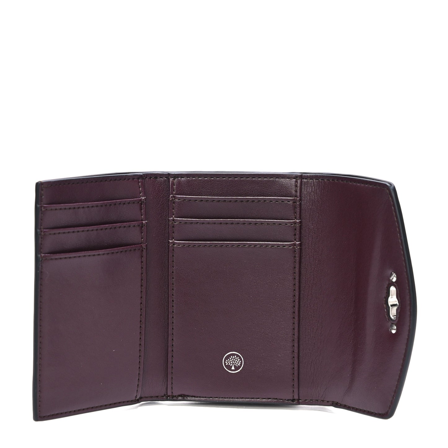 Classic Grain Small Darley Wallet Black