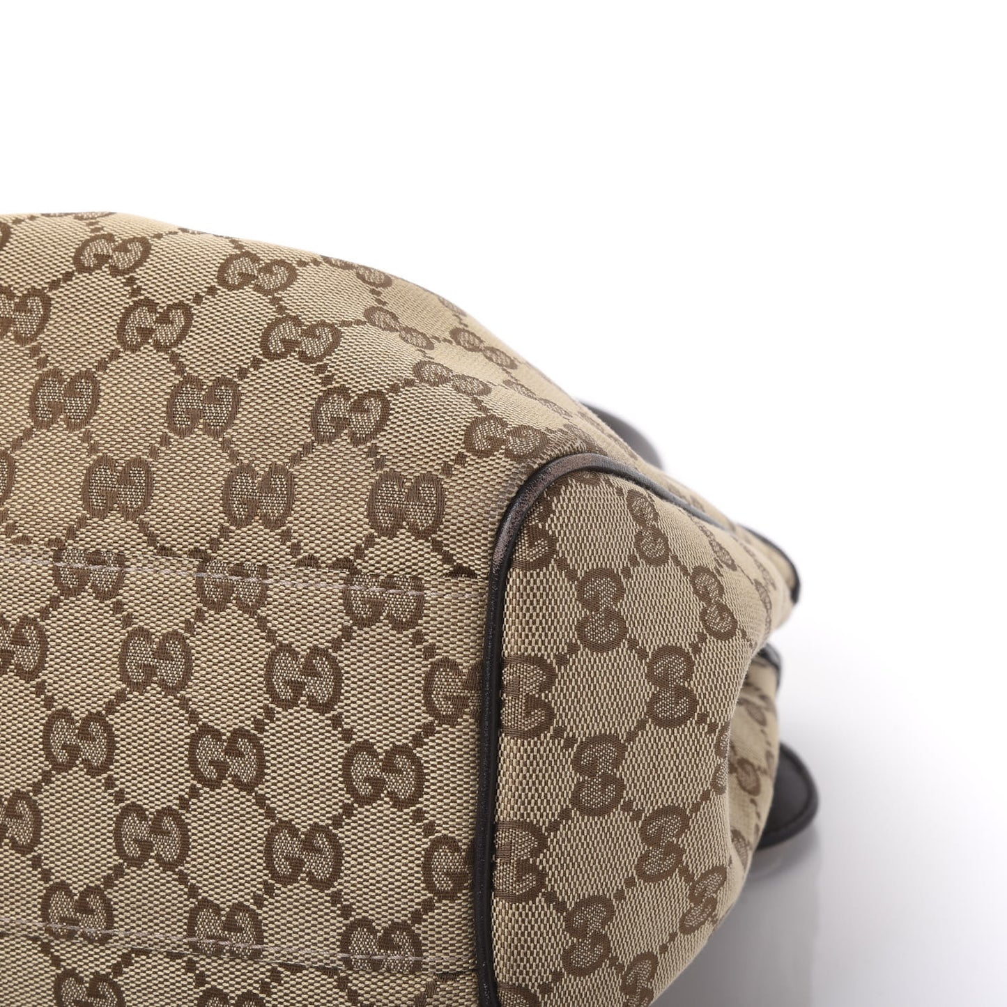 Monogram Medium Sukey Tote Beige Ebony Black