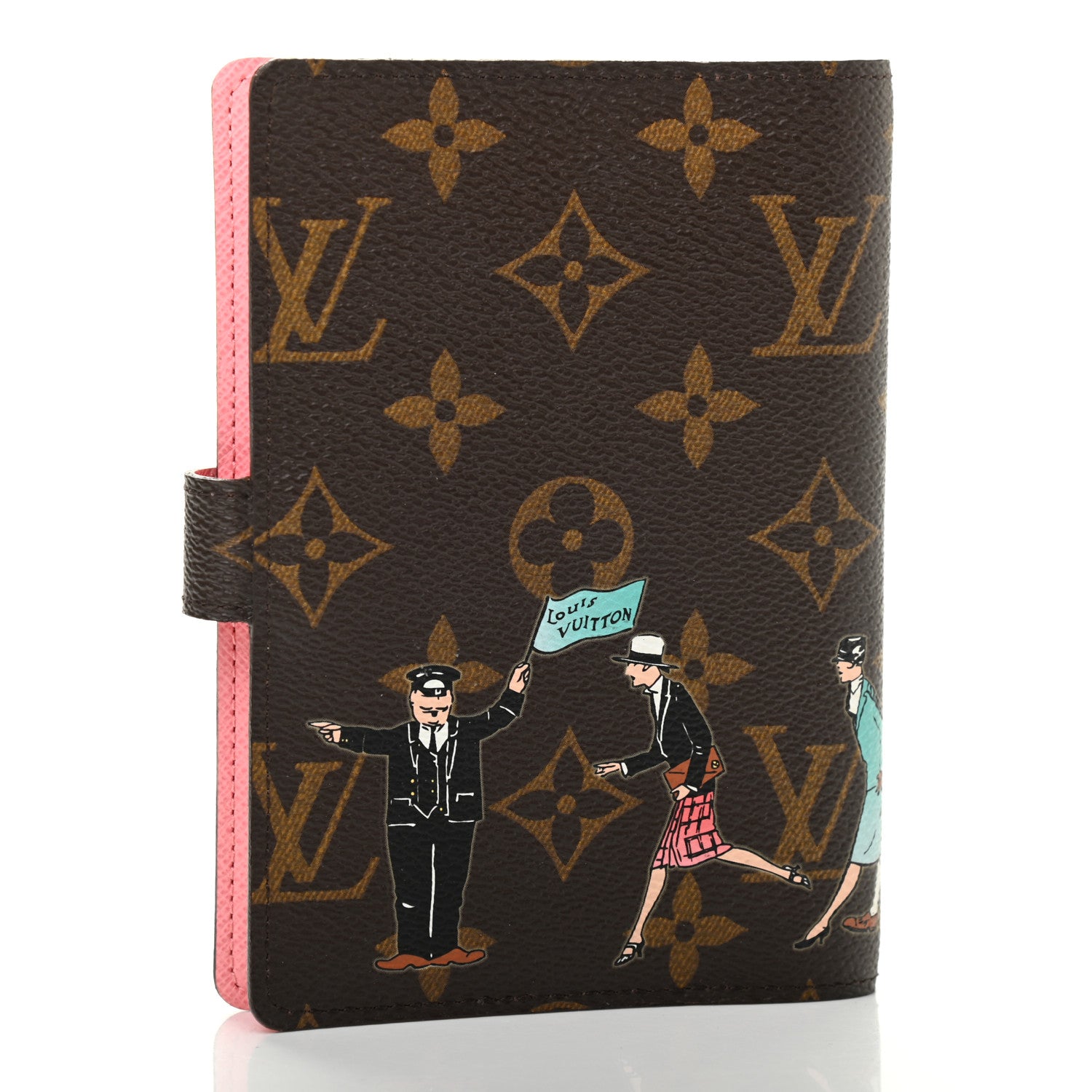 Louis Vuitton Monogram Illustre Small Ring Agenda Rose 2 of 4