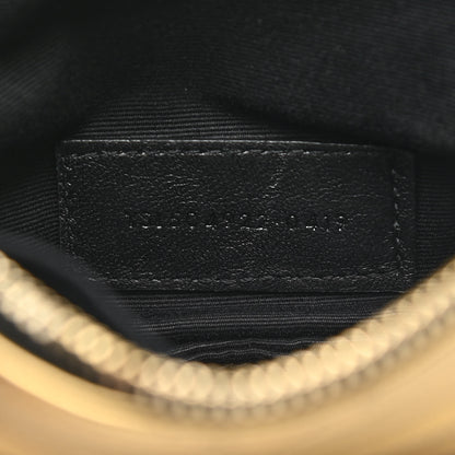Saint Laurent Iridescent Grain De Poudre Matelasse Chevron Monogram Bill Pouch Gold 7 of 10