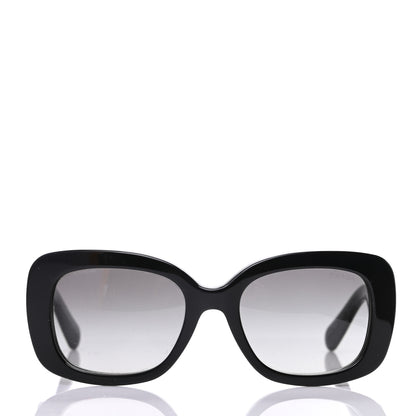 Prada Acetate Baroque Sunglasses SPR 27O Black 2 of 8