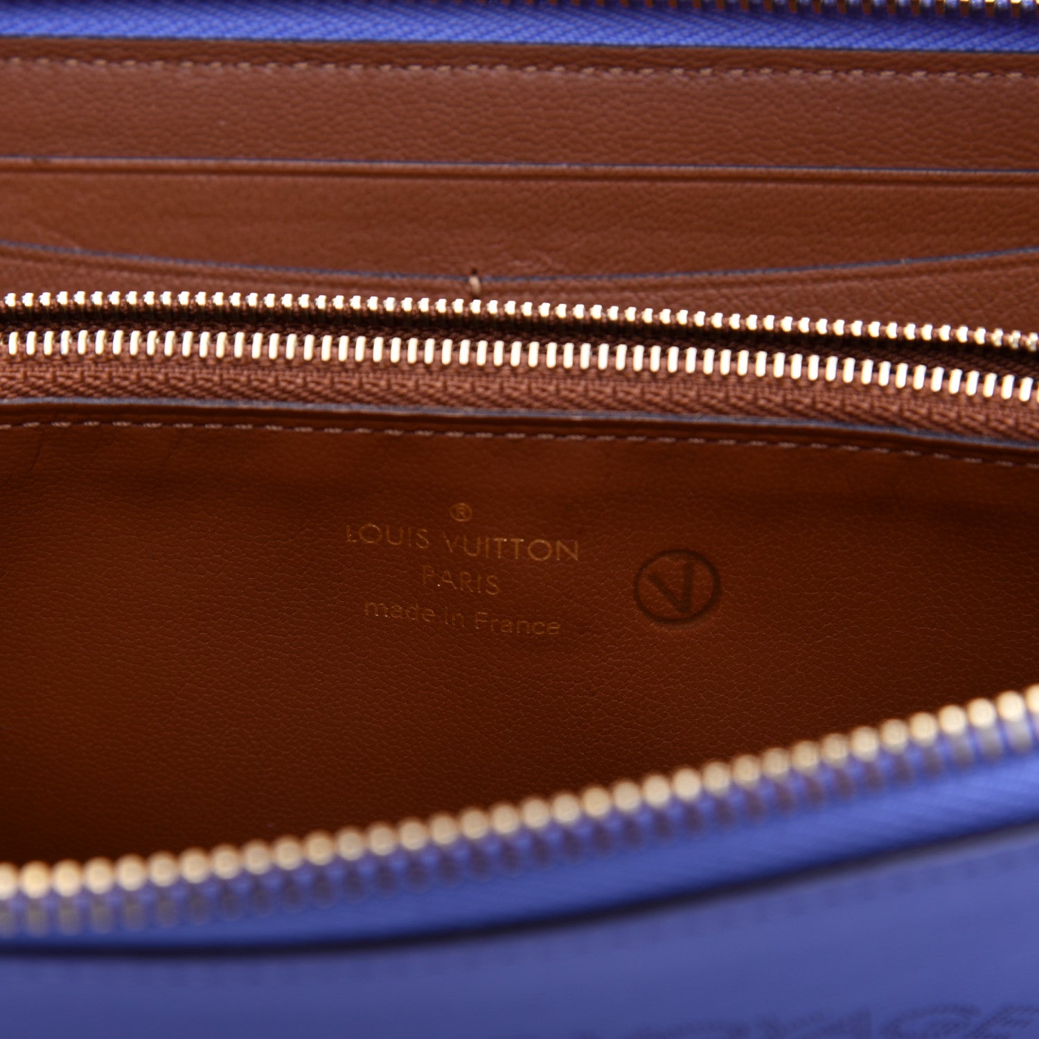 Louis Vuitton Calfskin Articles de Voyage Zippy Wallet Lilac 8 of 10