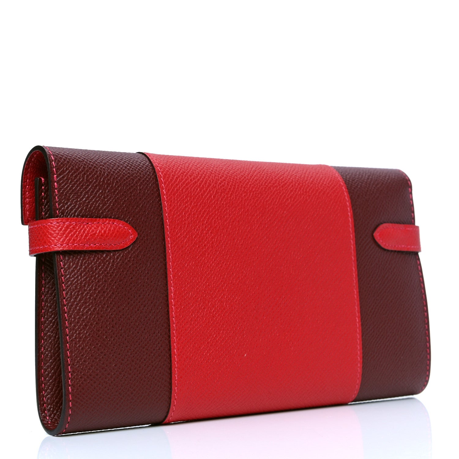 Hermes Epsom Flag Kelly Longue Wallet Rouge Casaque Rouge H 2 of 4