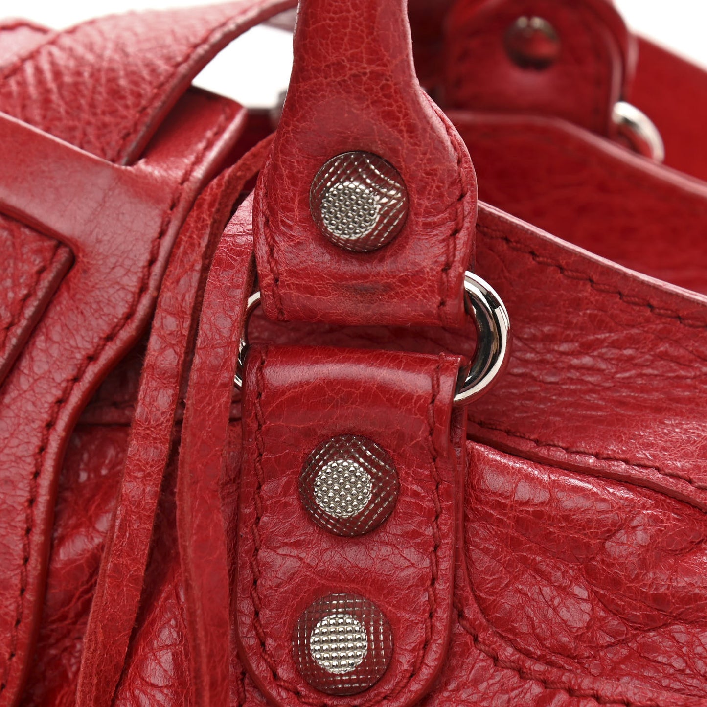Agneau Arena Giant 12 Silver Hardware Part Time Coquelicot Rouge Coquelicot