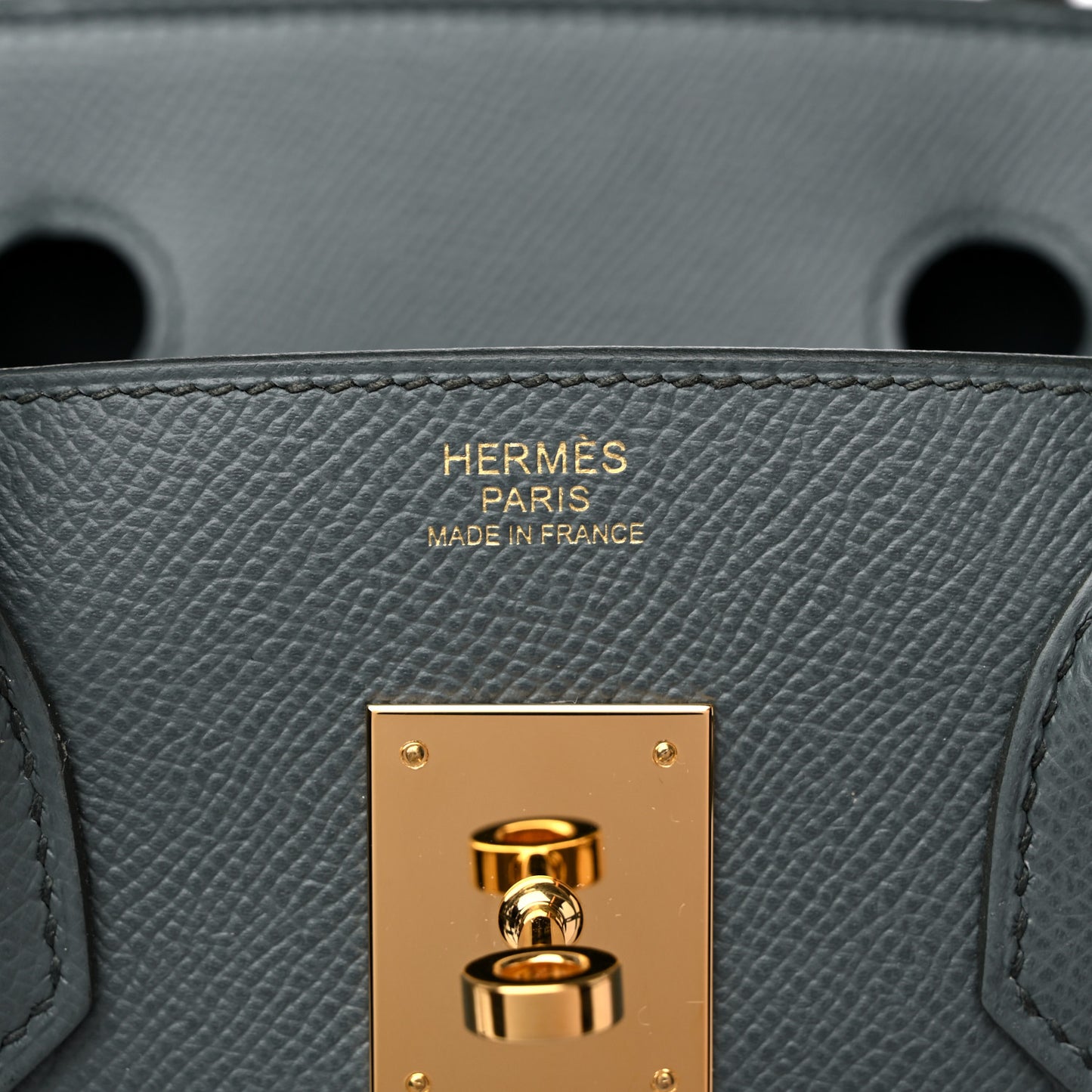 Epsom Birkin 30 Vert Amande
