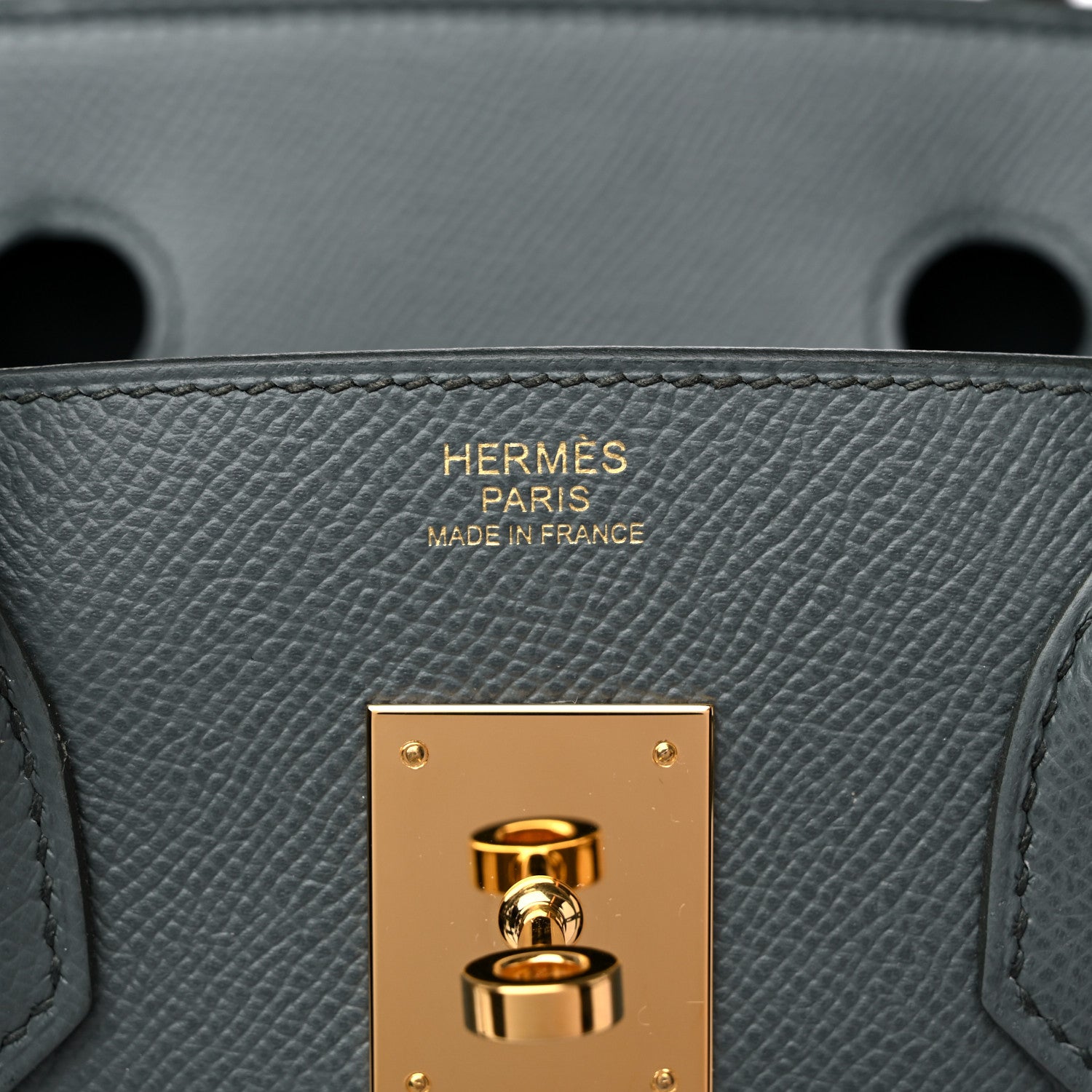 Hermes Epsom Birkin 30 Vert Amande 6 of 10