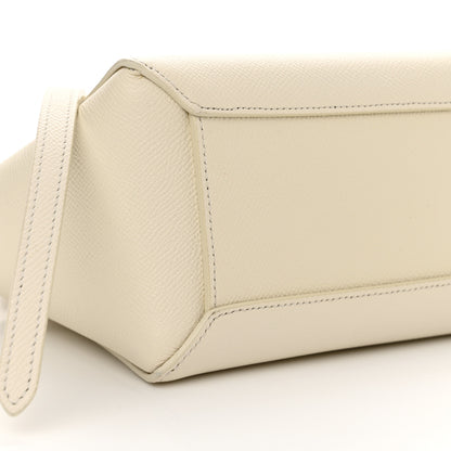 Celine Grained Calfskin Nano Belt Bag Chalk 8 of 13