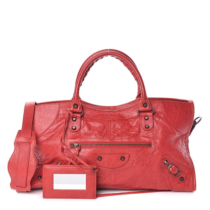 Balenciaga Agneau Classic Hardware Part Time Rouge Coquelicot 1 of 8