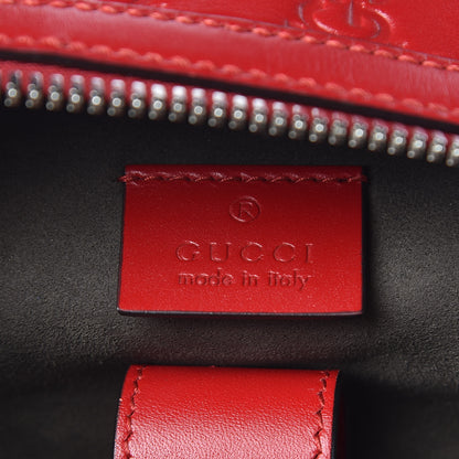 Gucci Guccissima Signature Day Backpack Hibiscus Red 7 of 10