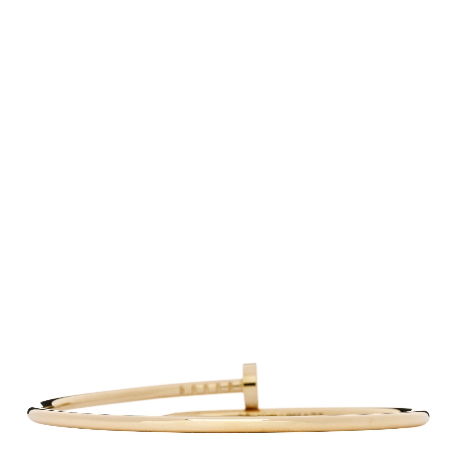 Cartier 18K Yellow Gold Small Juste Un Clou Bracelet 17 2 of 5
