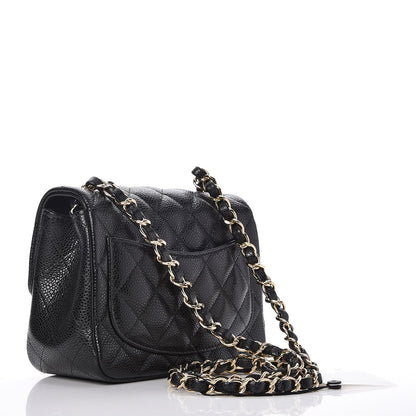 Chanel Caviar Quilted Mini Square Flap Black 3 of 8