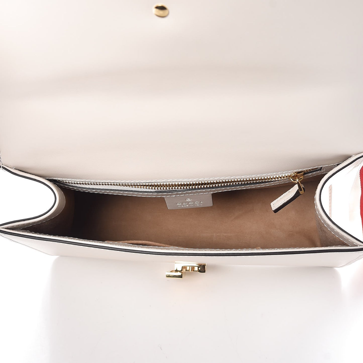Calfskin Small Sylvie Shoulder Bag Off White