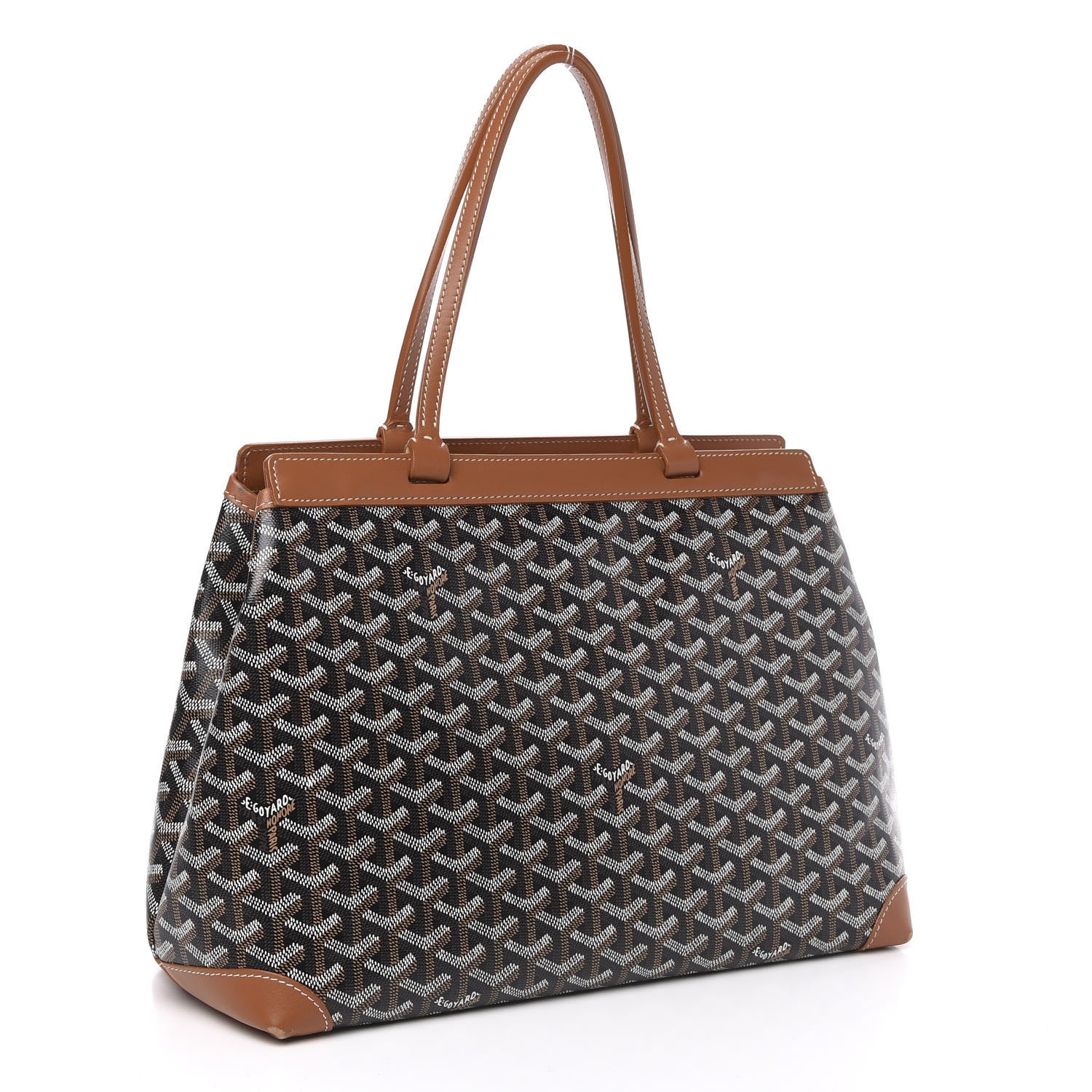 Goyard Goyardine Bellechasse PM Black Gold 3 of 12
