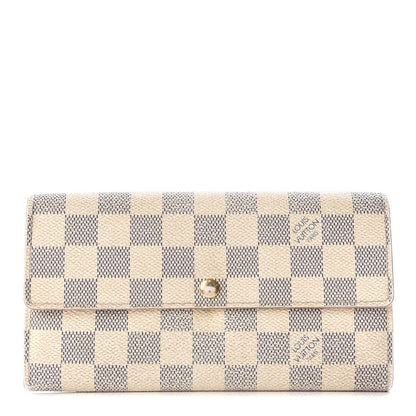 Louis Vuitton Damier Azur Sarah Wallet 1 of 13