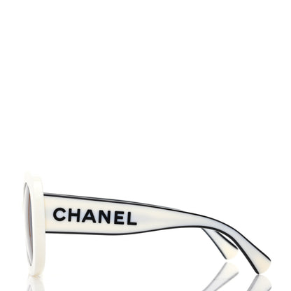 Chanel Acetate Sunglasses 71414 White 3 of 8
